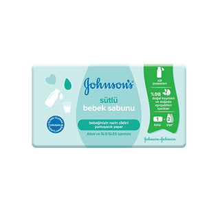 Johnson's Baby Milk Soap 3oz - Dermatologist Tested | Gentle Formula
