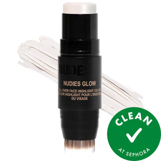 Nudestix Nudies Glow Cream Highlighter Stick - Dewy, Vegan, & Multi-Use for Natural Glowing Skin Nudestix Cream Highlighter - Dewy Glow, Vegan & Cruelty-Free cream highlighter stick, vegan highlighter, cruelty-free highlighter, hypoallergenic makeup, dewy skin highlighter, natural glow makeup, multi-use highlighter, fragrance free highlighter, highlighter, cream highlighter, vegan makeup, cruelty-free makeup, hypoallergenic highlighter, dewy highlighter, natural glow, multi-use makeup, fragrance-free makeup
