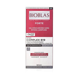 Bioblas Bioblas Forte Hair Loss Shampoo - Natural, Plant-Based, Intensive Hair Care for Excessive Hair Loss - 12.17 fl oz Bioblas Forte Shampoo - Natural Hair Loss Solution Hair loss shampoo, Natural hair care, Plant-based shampoo, Bioblas Forte shampoo, Intensive hair loss treatment, Hair care, Natural cosmetics, Botanical hair products, Daily shampoo, Hair strengthening, Hair growth promotion, Excessive hair loss solution, Natural hair loss remedy