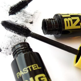 Pastel Big N Black Mascara 12ml - Enhances Eyelashes with Silicone Brush Pastel Big N Black Mascara - Intense Black Color Mascara, Big N Black Mascara, Pastel Mascara, Silicone Brush Mascara, Eye Makeup, Cosmetics, Makeup, Eyelash Enhancement, Beauty Products, Black Mascara, Volume Enhancing Mascara, Curling Mascara