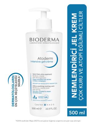 Bioderma Atoderm Intensive Gel Cream - Hypoallergenic Moisturizing Gel Cream for Dry Skin, Fragrance-Free, 16.91 fl oz Bioderma Atoderm Intensive Gel Cream - Hypoallergenic Dry Skin Moisturizer Bioderma Atoderm Intensive Gel Cream, Moisturizing Gel Cream, Dry Skin Care, Hypoallergenic Moisturizer, Fragrance-Free Skin Care, Skin Hydration, Skin Nourishment, Sensitive Skin Care, Dermatologically Tested, Skincare for Dry Skin, Hydrating Gel Cream, Nourishing Moisturizer