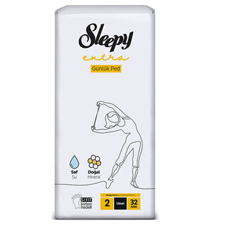 Sleepy Extra Ultra Thin Daily Pad 2 Long 32 Pieces