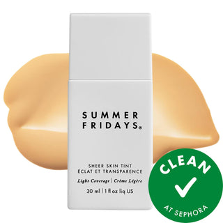 Sheer Skin Tint: Hydrating, Natural Finish, Light Coverage - With Hyaluronic Acid & Squalane Buy Sheer Skin Tint - Light Coverage, Hydrating Formula sheer skin tint, light coverage foundation, natural finish skin tint, hyaluronic acid skin tint, squalane skin tint, vegan skin tint, cruelty-free skin tint, redness reducing skin tint, hydrating skin tint, no makeup makeup, skin tint, tinted moisturizer, light coverage, natural finish, hyaluronic acid, squalane, vegan, cruelty-free, redness reducing, hydrating