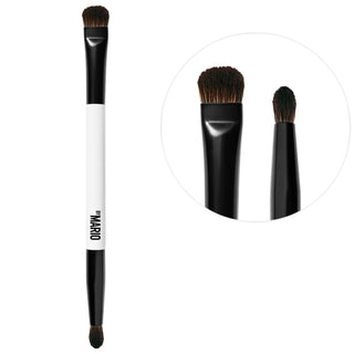 E6 Dual-Ended Eyeshadow Brush - Precision Application, Blending & Shading | Cruelty-Free Synthetic Makeup Brush E6 Dual Eyeshadow Brush: Blend, Shade & Define Eyes Like A Pro eyeshadow brush, dual ended eyeshadow brush, makeup brush, blending brush, shading brush, synthetic eyeshadow brush, cruelty free makeup brush, precision eyeshadow brush, eye shadow applicator, eyeshadow applicator, makeup brushes, eye brushes, blending, shading, synthetic bristles, cruelty-free, precision, eye makeup, dual ended, make