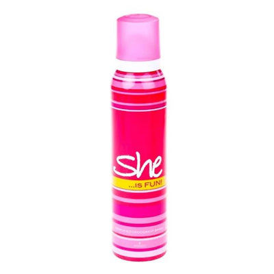 She Deodorant Fun - 150ml Deodorant Spray for Long-Lasting Freshness and Hygiene