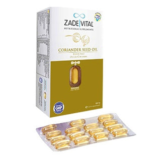 Zade Vital Coriander Oil 60 Capsules