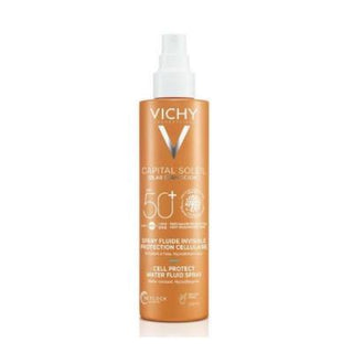 Vichy Capital Soleil SPF 50+ Sunscreen Spray - Broad-Spectrum Sun Protection, Water-Resistant, Hypoallergenic
