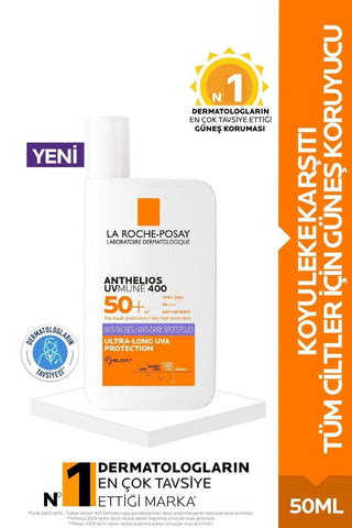 La Roche-Posay Anthelios Uvmune Anti Dark Spots SPF50+ Sunscreen: Advanced Protection for Even Skin Tone La Roche-Posay SPF50+ Sunscreen: Anti-Dark Spots & Sun Protection sunscreen, SPF50+ sunscreen, anti dark spots sunscreen, La Roche Posay sunscreen, Uvmune sunscreen, sun protection for dark spots, facial sunscreen, sun cream, lekeli Ciltlere Özel Güneş Kremi, sun protection, dark spot treatment, even skin tone, high SPF protection, UVA protection, UVB protection, non-greasy sunscreen, lightweight sunscre