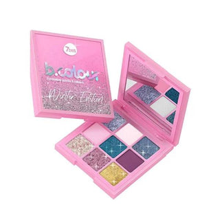 7Days B.Colour Magic and Fancy Winter Edition Eyeshadow Palette: Vegan, Highly Pigmented, 24H Lasting Shimmer & Matte Eye Makeup 7Days B.Colour Eyeshadow Palette: Vegan & Highly Pigmented eyeshadow palette, vegan eyeshadow, highly pigmented eyeshadow, long lasting eyeshadow, shimmer and matte eyeshadow palette, Winter Edition eyeshadow, B.Colour eyeshadow, eye makeup palette, blendable eyeshadow, 24 hour eyeshadow, vegan makeup, cruelty-free makeup, eye makeup, shimmer eyeshadow, matte eyeshadow, nude eyesh