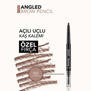 Flormar Light Brown Angled Eyebrow Pencil: Define & Shape Brows for a Natural, Smudge-Proof Look All Day Flormar Light Brown Eyebrow Pencil: Natural & Defined Brows eyebrow pencil, brow pencil, angled eyebrow pencil, eyebrow definer, natural eyebrow look, smudge proof eyebrow pencil, retractable eyebrow pencil, light brown eyebrow pencil, eyebrow makeup, brow shaping pencil, makeup, cosmetics, brow definition, brow shaping, natural brows, long-lasting eyebrow pencil, angled tip, spoolie brush, soft texture,