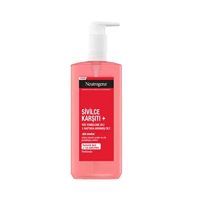 Neutrogena Acne Facial Cleansing Gel - Fragrance-Free, Oil-Free, Non-Comedogenic for Clearer Skin - 6.76 fl oz