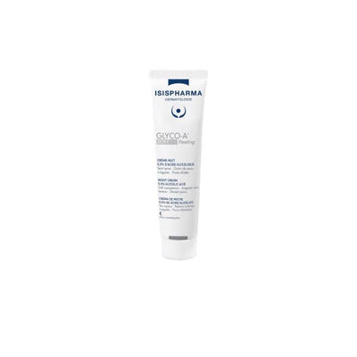 Isis Pharma Glyco-A: Brightening Night Cream with Soft Peeling AHA - Pore Tightening, Exfoliating Night Treatment, 30ml