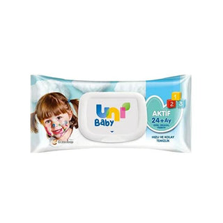 Uni Baby Wipes - Soft, Gentle, and Dermatologically Tested for Sensitive Skin - 72 Count Uni Baby Wipes - Gentle & Safe for Baby's Skin baby wipes, gentle baby cleaning, dermatologically tested wipes, chemical-free baby products, soft and absorbent wipes, baby care, skincare for babies, gentle cleaning, Uni Baby, baby essentials, newborn care, baby products