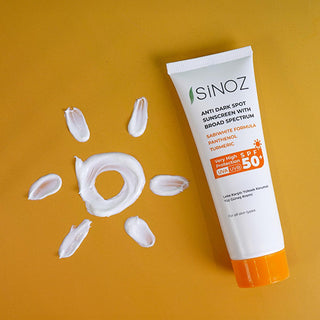 Sinoz SPF 50+ Anti-Spot Facial Sunscreen: Broad Spectrum Protection, Non-Greasy, Moisturizing - Perfect for All Skin Types, Prevents Sun Damage Sinoz SPF50+ Sunscreen: Anti-Spot, Non-Greasy | Protect Your Face SPF50 sunscreen, broad spectrum sunscreen, anti-spot sunscreen, sunscreen for face, non-greasy sunscreen, sunscreen for all skin types, sunscreen for hyperpigmentation, daily facial sunscreen, moisturizing sunscreen, sunscreen with turmeric, facial sunscreen, sun protection, hyperpigmentation treatmen