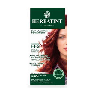 Herbatint Red Crimson Hair Dye - Natural, Ammonia & Paraben-Free Permanent Color for Sensitive Scalp - FF2 Rouge Pourpre Herbatint Red Crimson Hair Dye | Ammonia & Paraben Free Herbatint hair dye, Red Crimson hair color, Ammonia-free hair dye, Paraben-free hair dye, Natural hair dye, Permanent hair color, At-home hair color, Hair color for sensitive scalp, hair dye, red hair, crimson hair, ammonia free, paraben free, natural ingredients, sensitive scalp, herbal extracts, aloe vera, limnanthes alba, grey cov