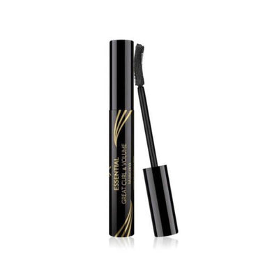 Golden Rose Essential Great Curl & Volume Mascara: Dramatic Black Lashes, Long-Lasting, Volumizing Curl Mascara for Enha