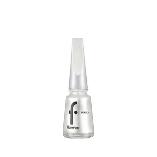 Flormar Pearly Luxury White Nail Polish: Intense Pigment, Shimmer Finish, Long Lasting - Dazzling White Nail Color Flormar Pearly White Nail Polish: Long-Lasting, Shimmer Finish Nail Polish, Pearly Nail Polish, Shimmer Nail Polish, Long Lasting Nail Polish, Flormar Nail Polish, Luxury White Nail Polish, Pigmented Nail Polish, Sedefli Oje, Bright Nail Polish, nail color, manicure, pearl effect, white nail polish, shimmering nails, elegant nails, long-wear polish, chip resistant, crack resistant, peel resista