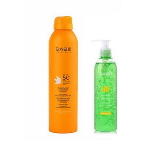 Babe Transparent Sunscreen Spray SPF50 - Non-Greasy, Waterproof Sun Protection for Outdoor Activities