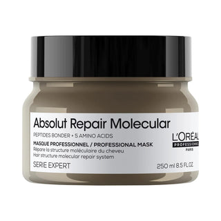 L'Oréal Professionnel Absolut Repair Molecular Hair Mask for Damaged Hair - Intensive Repair & Strengthening Treatment L'Orêl Absolut Repair Hair Mask for Damaged Hair Hair mask for damaged hair, Repair molecular hair treatment, Sulfate-free hair care, Salon-grade hair mask, Peptide-based hair repair, Hair repair treatment, Damaged hair care, Hair strengthening mask, Molecular hair repair, Hair care for color-treated hair, Intensive hair nourishment, L'Orêl Professionnel, Hair care, Hair treatment, Repair h