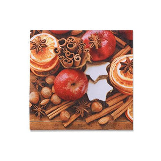 Alouette Christmas Cinnamon Apple Scented Napkins 20-Pack - Festive Tableware for Holiday Gatherings Alouette Christmas Napkins - Cinnamon Apple Scented Christmas napkin, Cinnamon Apple scented napkin, Alouette napkin, Yılbaşı peçete, Festive tableware, Holiday dinnerware, Christmas decorations, Holiday gifts, Christmas table setting, Festive aroma, Cinnamon Apple scent, Alouette Christmas napkins