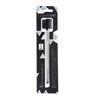 Lionesse Silver Collection Dual-Sided Brow & Eyeshadow Brush
