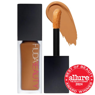 Huda Beauty #FauxFilter Waterproof Matte Concealer: Full Coverage, Long-Lasting, Vegan & Cruelty-Free - Brighten, Conceal & Perfect! Huda Beauty Waterproof Matte Concealer - Full Coverage & Lasting waterproof concealer, matte concealer, full coverage concealer, vegan concealer, cruelty-free concealer, non-comedogenic concealer, long-lasting concealer, concealer for oily skin, best full coverage concealer, fragrance free concealer, concealer, face makeup, makeup, blemishes, dark circles, imperfections, build