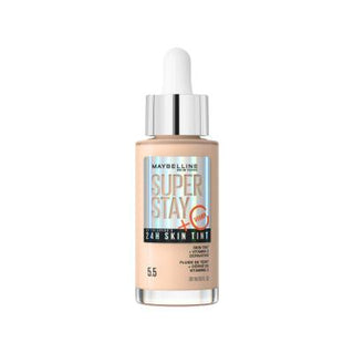 Maybelline New York Super Stay Skin Tint Foundation - Lightweight, 24 Hour Coverage, Vitamin C Enriched Maybelline Super Stay Skin Tint - 24hr Lightweight Foundation Maybelline Super Stay Skin Tint, Lightweight Foundation, 24 Hour Foundation, Vitamin C Foundation, Natural Finish Makeup, Foundation Makeup, Long Lasting Makeup, All Skin Types, Radiant Finish, Luminous Foundation, Maybelline Foundation, New York Makeup, Everyday Makeup, Special Occasion Makeup