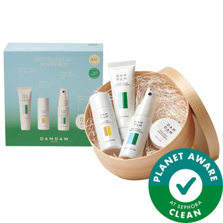 Cleansing & Hydrating Bestseller Japanese Skincare Set - Vegan & Cruelty-Free, Anti-Aging Skincare Routine in Bento Box Cleansing & Hydrating Japanese Skincare Set - Vegan & Cruelty-Free Japanese skincare set, vegan skincare, cruelty-free skincare, skincare routine, anti-aging skincare, skincare for normal skin, skincare for dry skin, skincare for combination skin, pores, uneven texture, loss of firmness, elasticity, Shiso, Phytic Acid, Konnyaku, vegan and cruelty-free products, complete skincare set, bento