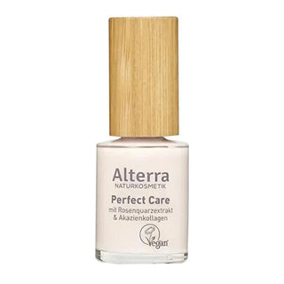 Alterra Oje Perfect Care Kaolin Nail Strengthening & Care Product - Natural Ingredients, French Manicure Finish Alterra Oje Perfect Care Kaolin - Natural Nail Strengthening nail care, nail strengthening, French manicure, natural nail care products, rose quartz nail care, nail health, cosmetic nail products, nail nourishment, hyaluronic acid nail care, acacia collagen nail care, amethyst essence nail care