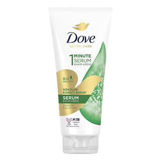 dove ultra care 1 minute serum hair treatment 170 ml, dove anti-hair fall serum packaging, dove serum application Dove Ultra Care 1 Minute Serum - Anti-Hair Fall Treatment for Stronger and Softer Hair | 170 ml Dove Ultra Care 1 Minute Serum - Anti-Hair Fall Treatment 170 ml dove, hair-care, anti-hair-fall, vegan-products, hair-treatment, quick-hair-care, hair-nourishment, strong-hair, softer-hair, ai-generated