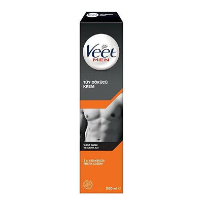 Veet Men Hair Removal Cream for Sensitive Skin - 6.76 fl oz, Quick & Easy Hair Removal for Men