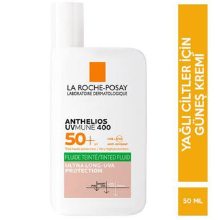 La Roche-Posay Anthelios UVmune 400 Oil Control Fluid Tinted SPF 50 Sunscreen for Oily Sensitive Skin - 1.69 fl oz