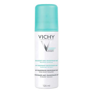 Vichy Anti-Transpirant Deodorant - Hypoallergenic, Long-Lasting Sweat & Odor Protection for Sensitive Skin