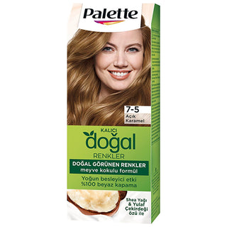 Palette Natural Hair Dye - Light Caramel (Açık Karamel) Permanent Hair Color for Natural Look Palette Light Caramel Hair Dye - Natural & Long-Lasting Hair dye, Natural hair color, Permanent hair color, Palette hair dye, Light Caramel hair color, Açık Karamel, Natural ingredients, Long-lasting hair color, Hair care, Hair coloring, Chemical-free hair dye, Palette natural hair dye, Hair color shade, Caramel hair color