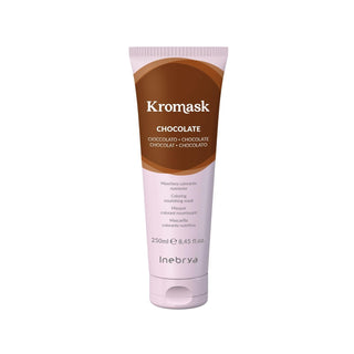 Inebrya Chocolate Hair Care Mask - Nourishing, Color Toning, 8.45 fl oz Inebrya Chocolate Hair Mask - Nourishing & Color Toning hair mask, color toning hair care, nourishing hair mask, chocolate hair care, post-color hair treatment, hair care, colored hair, hair nourishment, color vibrancy, luxurious hair experience, antioxidant hair benefits