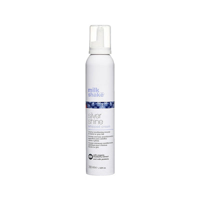 milk_shake Silver Shine Conditioning Whipped Cream for Hair Care - 200ml, Adds Shine & Conditions