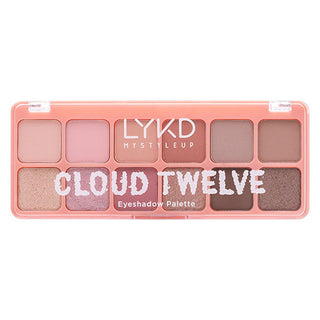 LYKD Cloud Twelve Eyeshadow Palette: Soft & Warm Tones for Natural Cloud Skin Makeup - Blendable Shimmer & Matte Shades LYKD Cloud Eyeshadow: Soft, Blendable & Warm - Cloud Skin Makeup eyeshadow palette, cloud skin makeup, soft eyeshadow, warm tone eyeshadow, shimmer eyeshadow, matte eyeshadow, blendable eyeshadow, natural eye makeup, LYKD eyeshadow, makeup palette, eyeshadow, makeup, beauty, cosmetics, soft tones, warm tones, shimmer finish, matte finish, blendable formula, natural look, dramatic look, ver