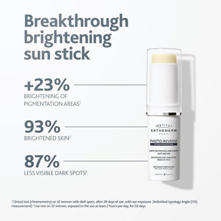 Esthederm Institut Photo Reverse Stick SPF 50+ Sunscreen - Anti-Dark Spot, Portable Sun Protection for Sensitive Skin