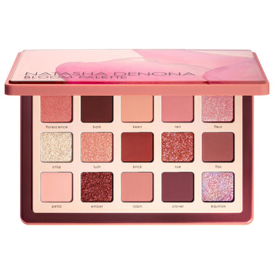 Bloom - 15-Pan Warm-Toned Floral Eyeshadow Palette - Cruelty-Free & Paraben-Free Makeup
