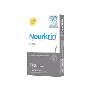 Nourkrin Man 60 Tablet - Hair Loss Supplement for Men with Marilex & Biotin Nourkrin Man - Hair Loss Supplement for Men Nourkrin Man, Hair Loss Supplement for Men, Biotin Supplement, Marilex, Proteoglycan Replacement Therapy, Men's Health, Hair Health, Dietary Supplement, Hair Loss Solution, Men's Grooming, Health Supplements