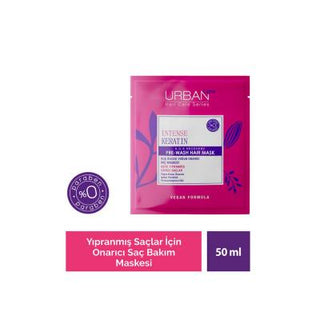Urban Care Intense Keratin Pre-Shower Hair Care Mask - Vegan, Cruelty-Free, Paraben-Free Repair Urban Care Keratin Pre-Shower Hair Mask - Vegan & Cruelty-Free pre-shower hair mask, keratin hair treatment, vegan hair care, cruelty-free hair products, paraben-free hair care, hair repair, damaged hair, dry hair, over-processed hair, intense keratin, hair nourishment, ethical hair care, vegan cosmetics, cruelty-free cosmetics