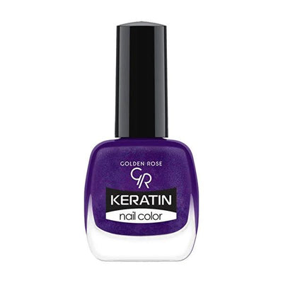 Golden Rose Keratin Nail Polish - Long-Lasting Color, Nourishing Keratin Formula - Golden Rose Oje Keratin Nail Color No