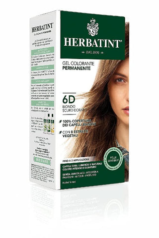 Herbatint Hair Dye 6D Blond Fonce Dore - Dark Golden Blonde