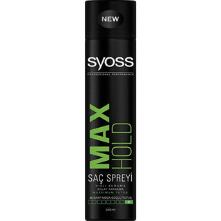 Syoss Max Hold Hair Spray 400ml - 48 Hour Hold | Professional Grade