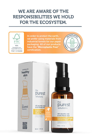 The Purest Solutions Vitamin C Serum - Brightening & Anti-aging 30ml