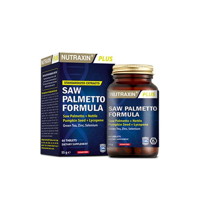 Nutraxin Saw Palmetto Formula 60 Tablets - Prostate Health & Antioxidant Support Supplement