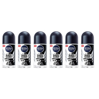 Nivea Men Invisible Deodorant Roll-on - Anti-Stain, Long-Lasting Odor Protection for Men