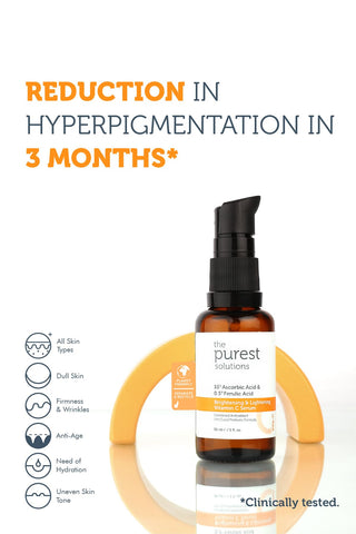 The Purest Solutions Vitamin C Serum - Brightening & Anti-aging 30ml
