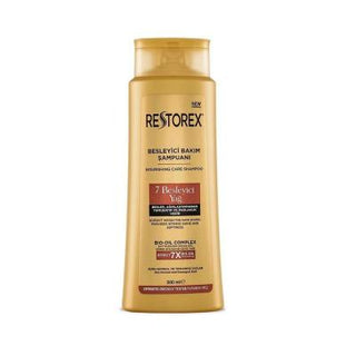 Restorex Nourishing Shampoo with 7 Nourishing Oils - 16.91 fl oz - For Dry, Damaged Hair Restorex Nourishing Shampoo - 7 Oils for Dry Hair nourishing shampoo, 7 nourishing oils shampoo, dry hair care, damaged hair repair, silky soft hair shampoo, argan oil shampoo, natural ingredients hair care, hair nourishment, gentle shampoo, non-greasy hair care,Restorex, hair care, shampoo, nourishing oils, argan oil, rose oil, walnut oil, olive oil, apricot oil, almond oil, black seed oil