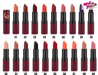 Golden Rose Velvet Matte Lipstick No:20 - Soft & Long-Lasting | Premium